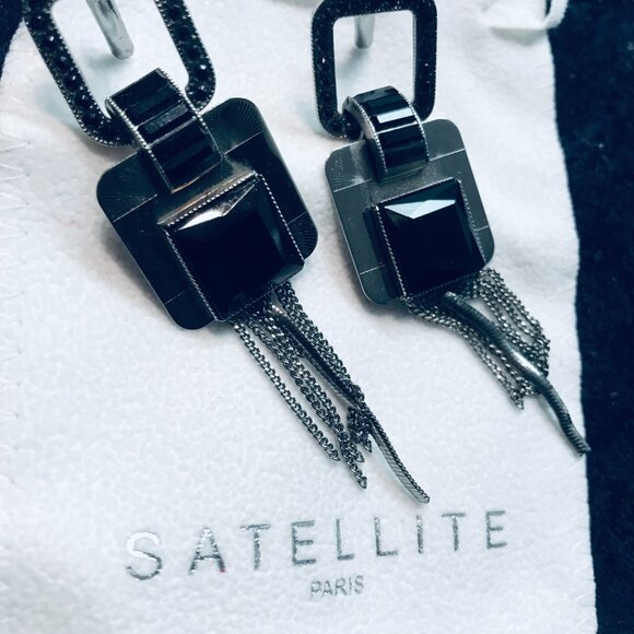 Satellie Paris Jewelry Earings. NEW. - Picture 4 of 6